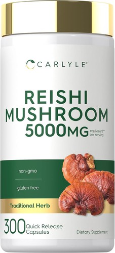 Reishi mushroom capsules - reishi,
