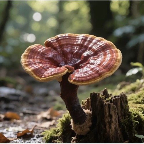 Red reishi whole - red,