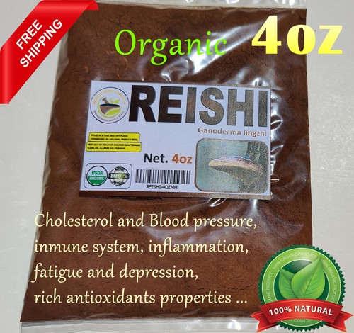 4oz reishi mushroom powder - reishi,